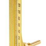 Termometer 150 mm, 0..+120°C, vinklad